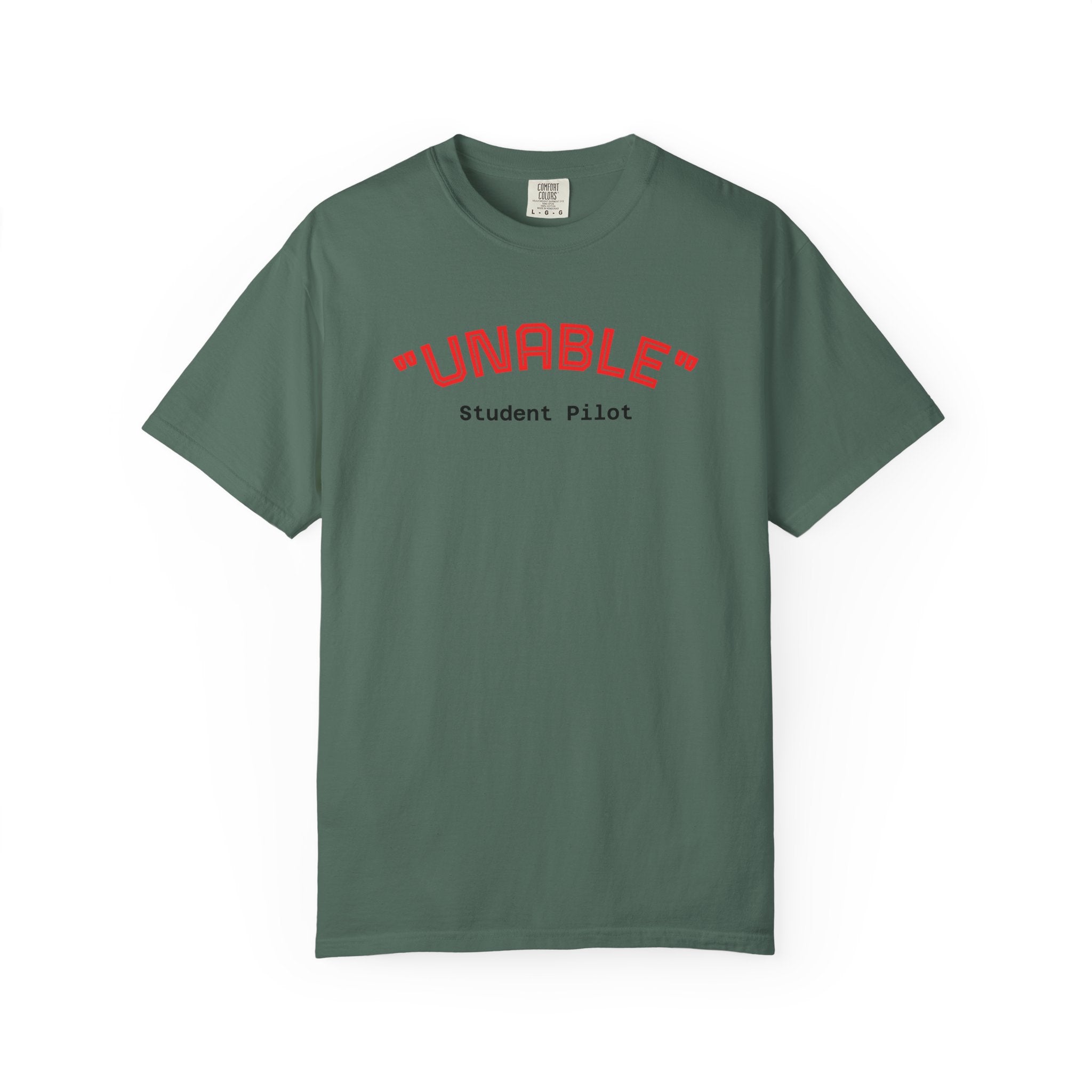 Student Pilot "UNABLE" T-Shirt