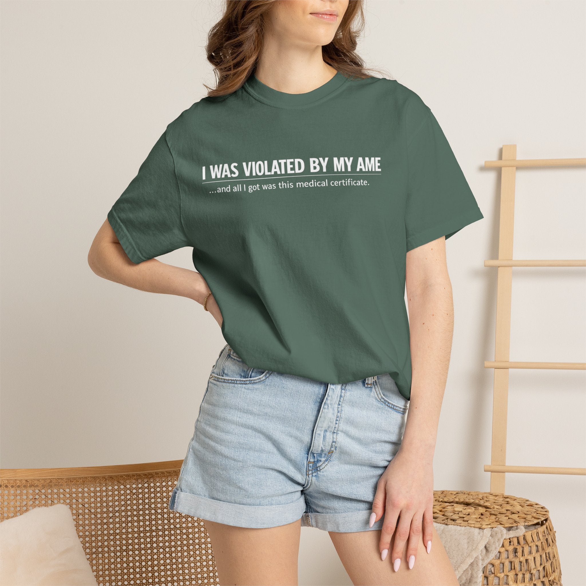 "I Was Violated by My AME" T-Shirt