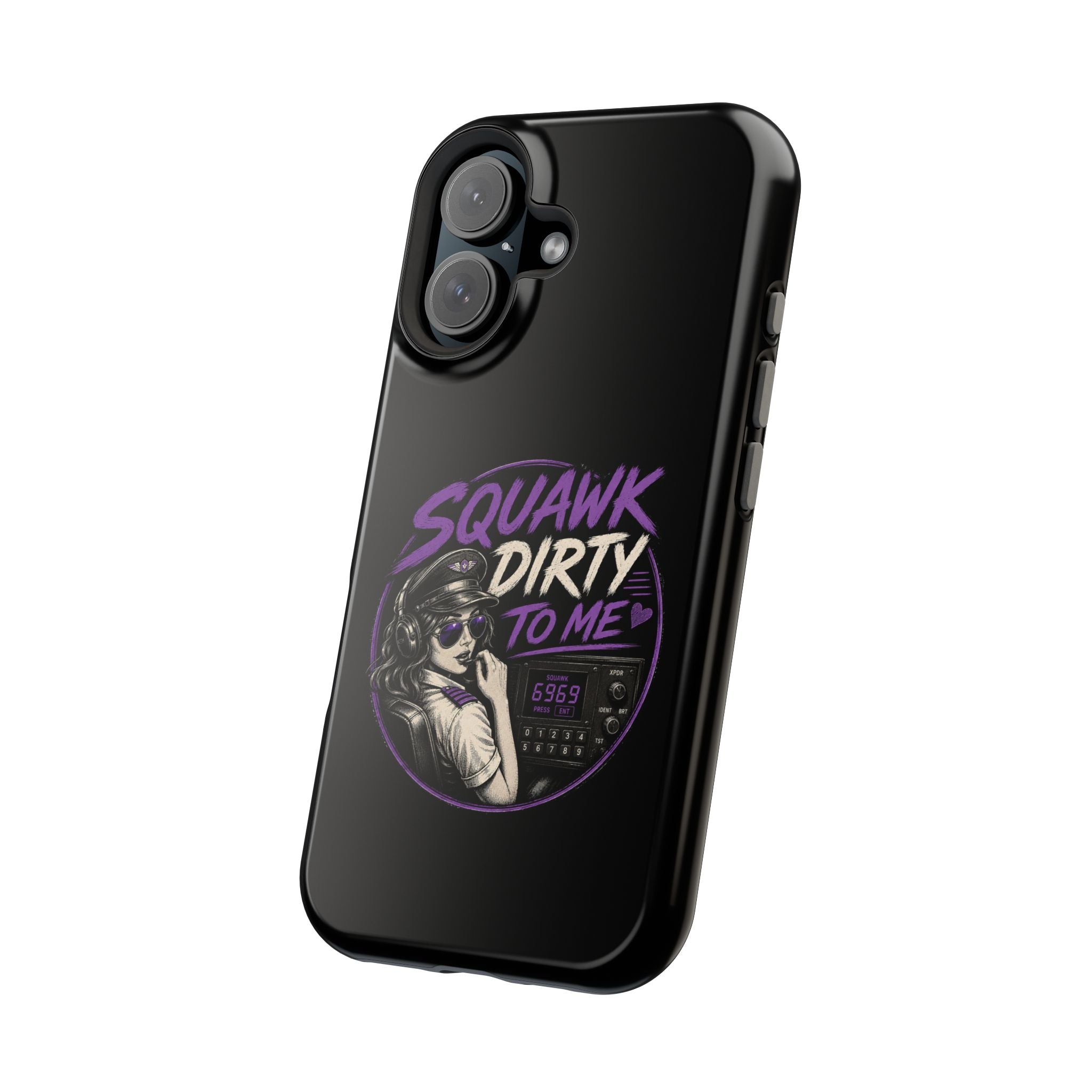 Magnetic Phone Case — “Squawk Dirty to Me”