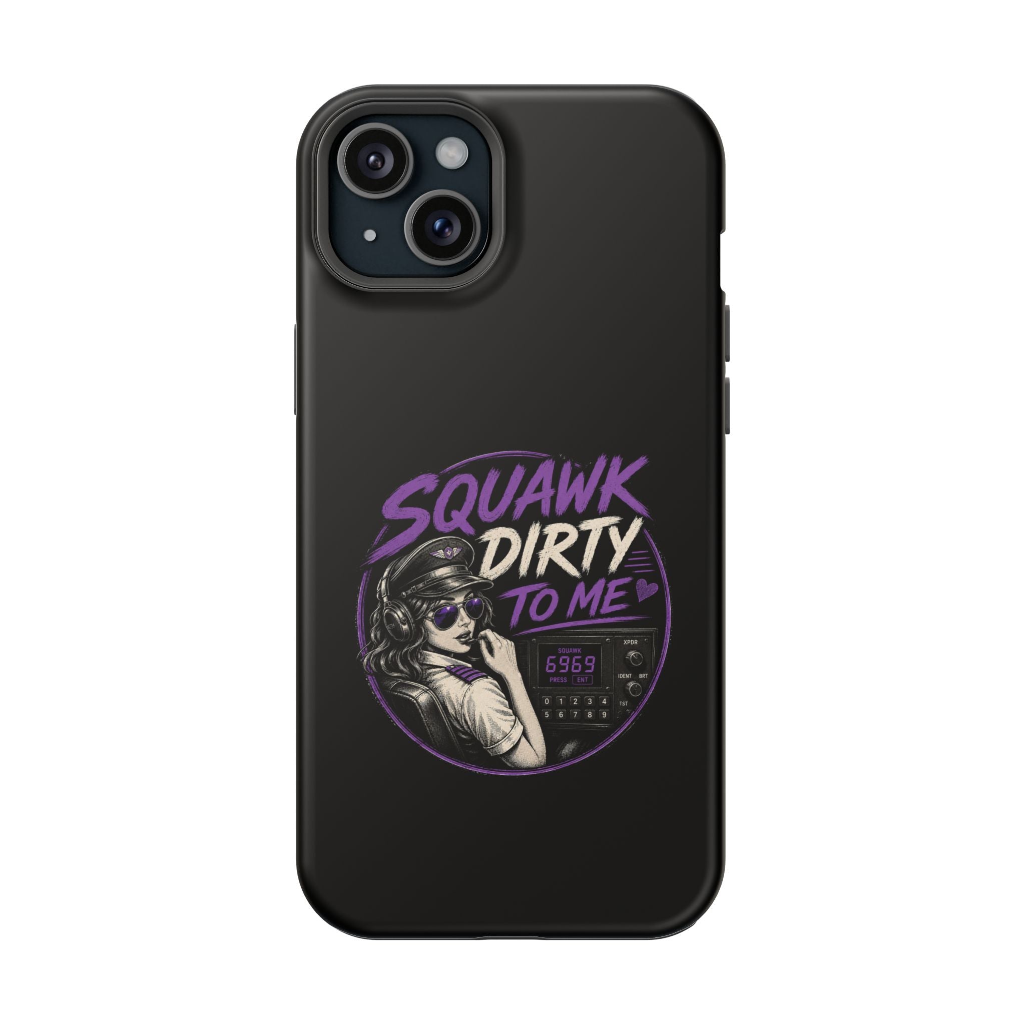 Magnetic Phone Case — “Squawk Dirty to Me”