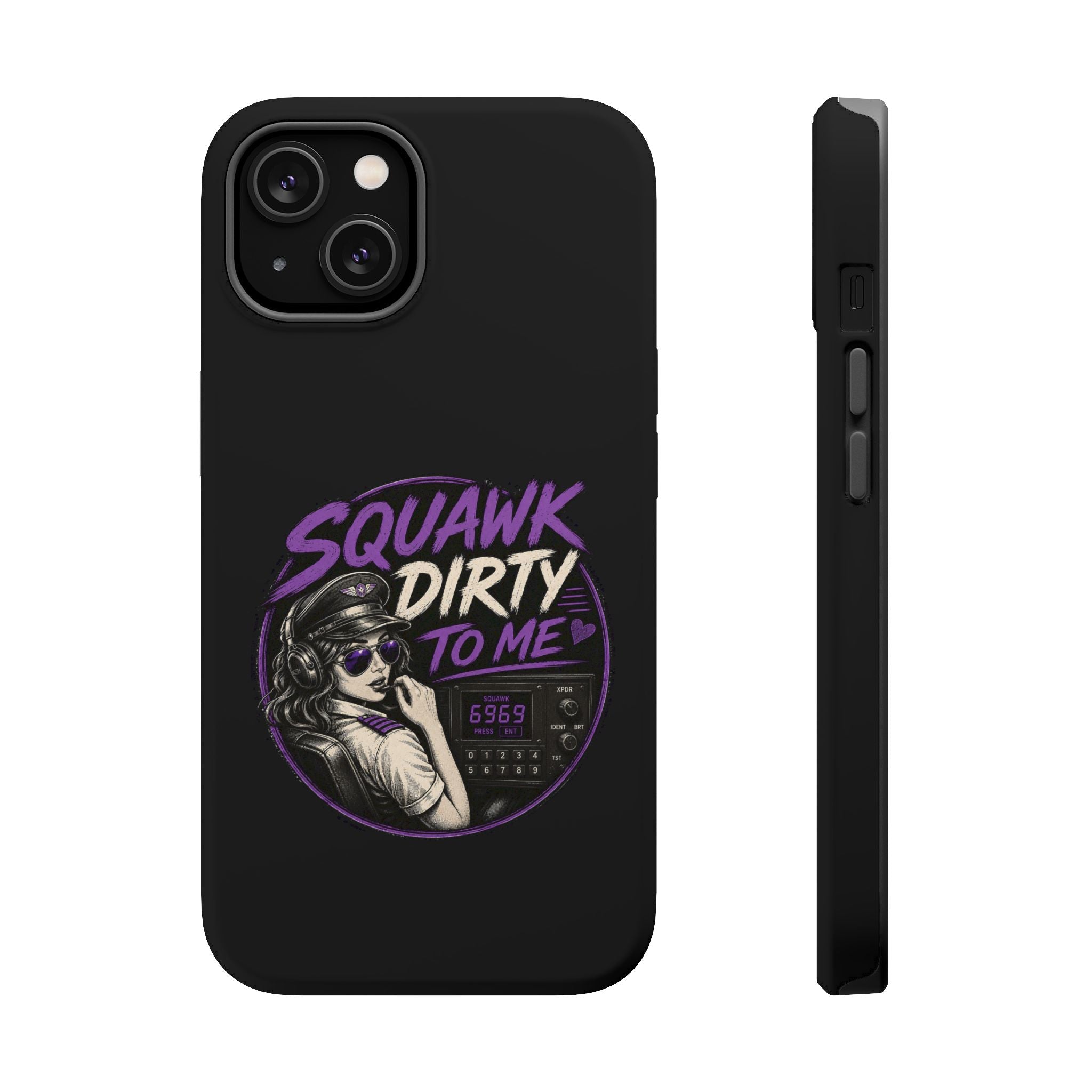 Magnetic Phone Case — “Squawk Dirty to Me”
