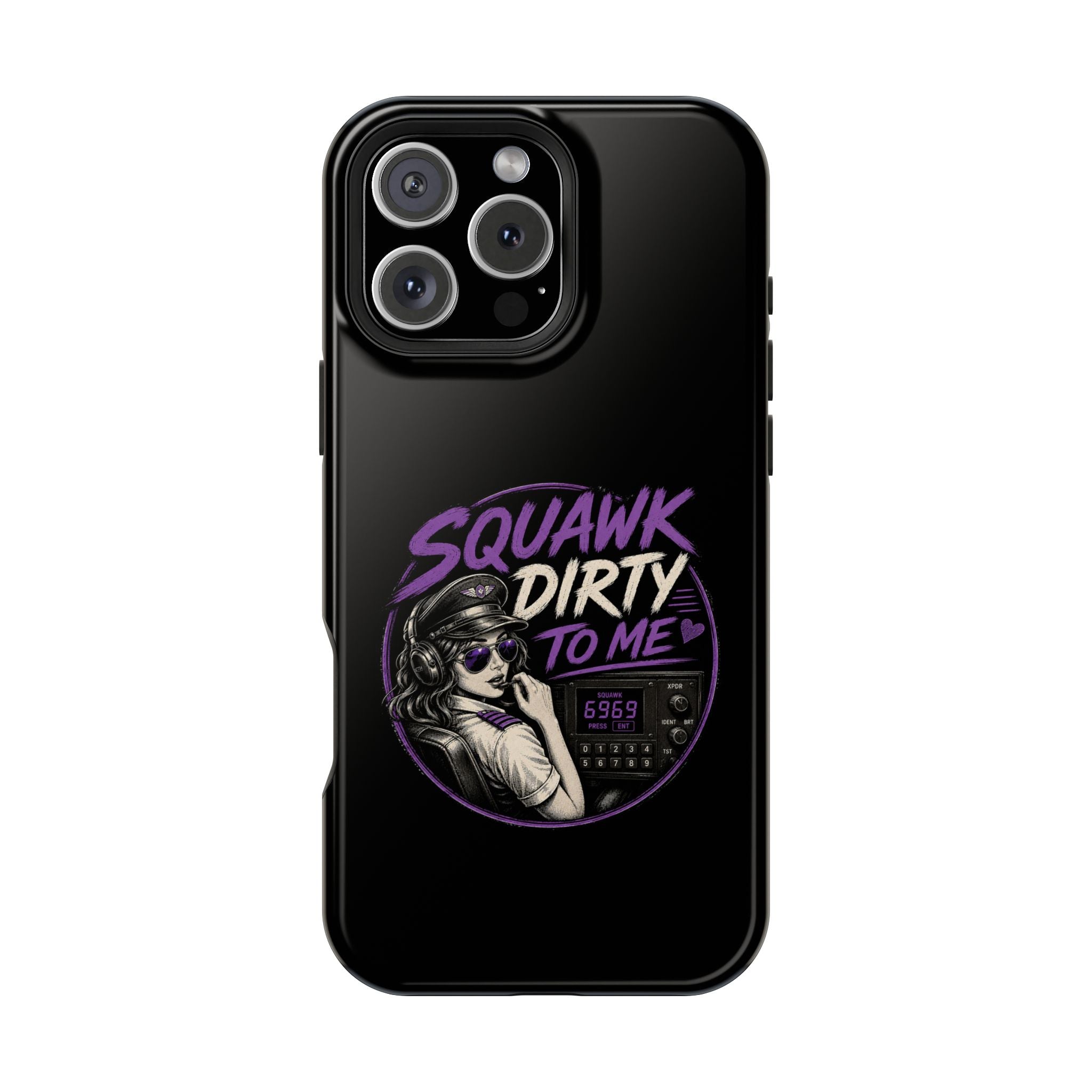Magnetic Phone Case — “Squawk Dirty to Me”