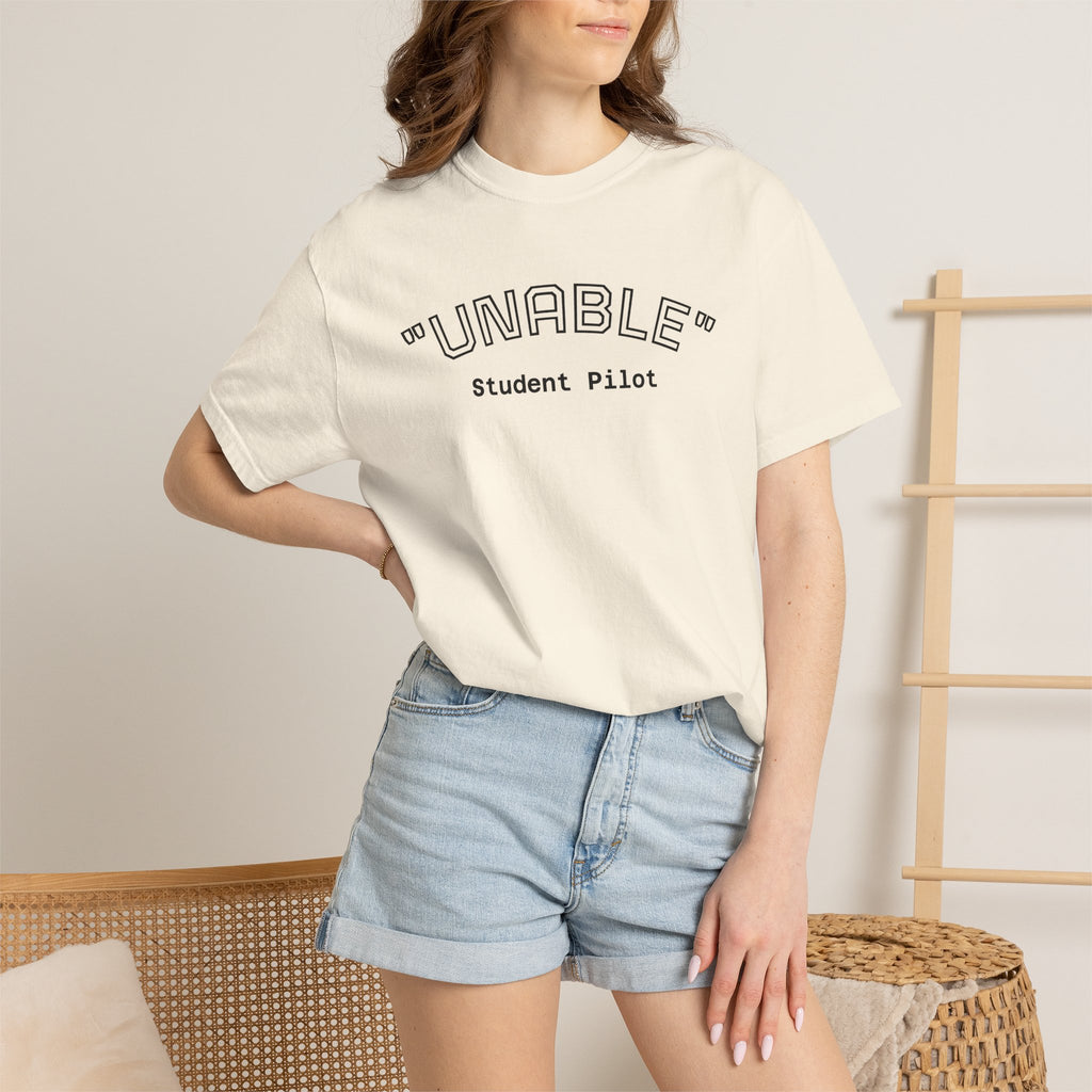 Student Pilot "UNABLE" T-Shirt