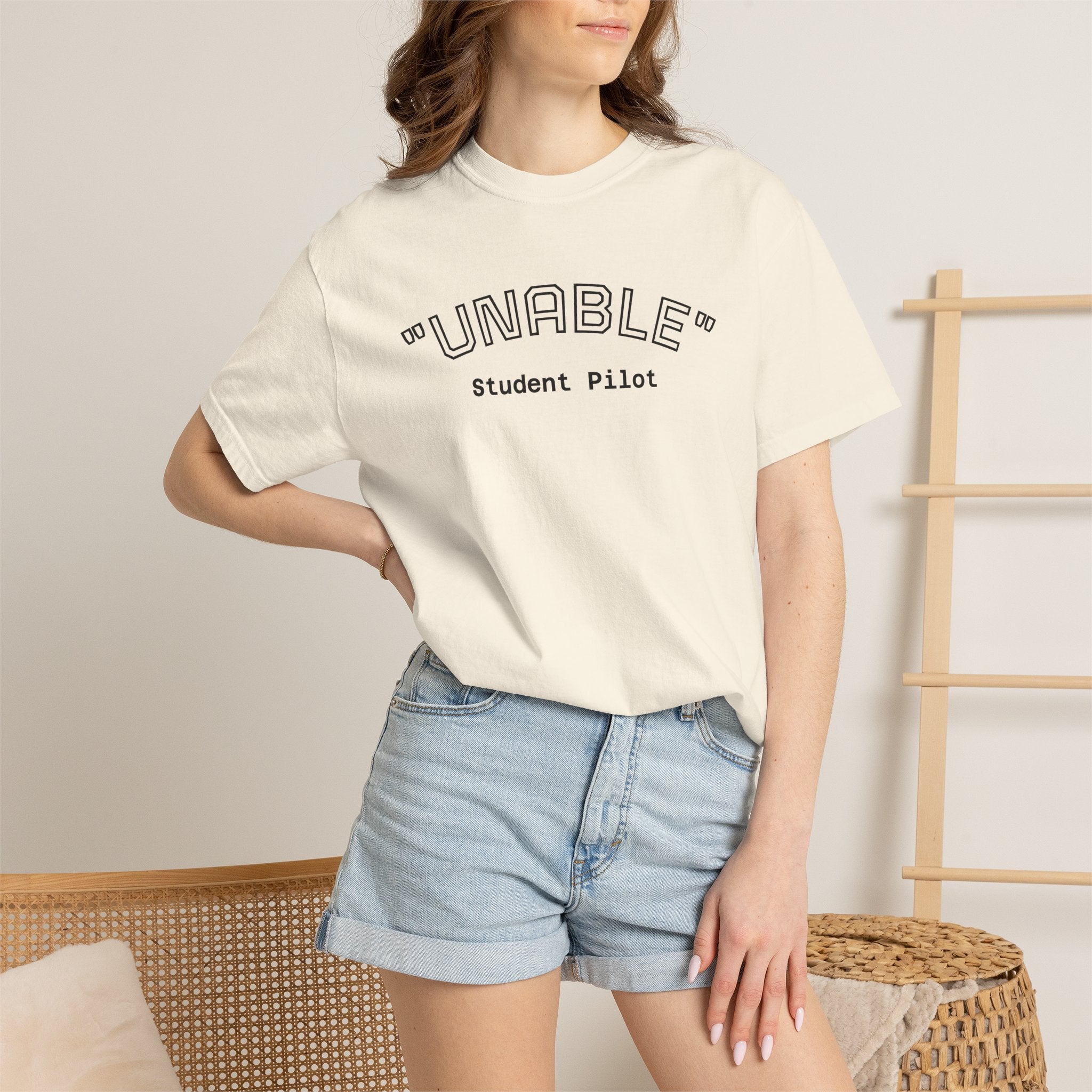 Student Pilot "UNABLE" T-Shirt