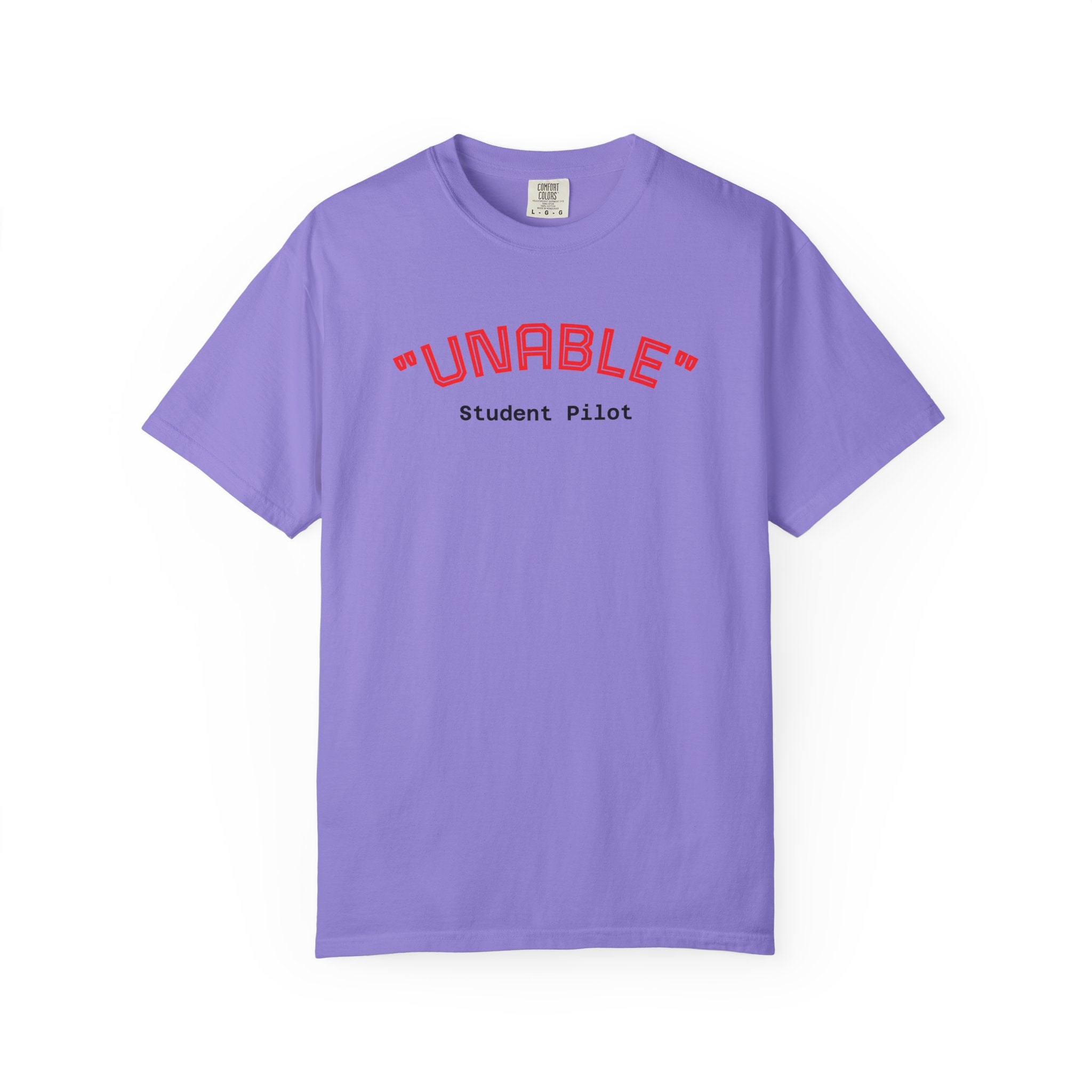Student Pilot "UNABLE" T-Shirt