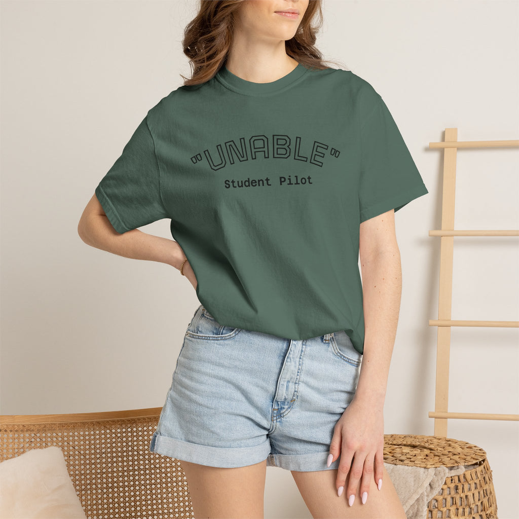 Student Pilot "UNABLE" T-Shirt
