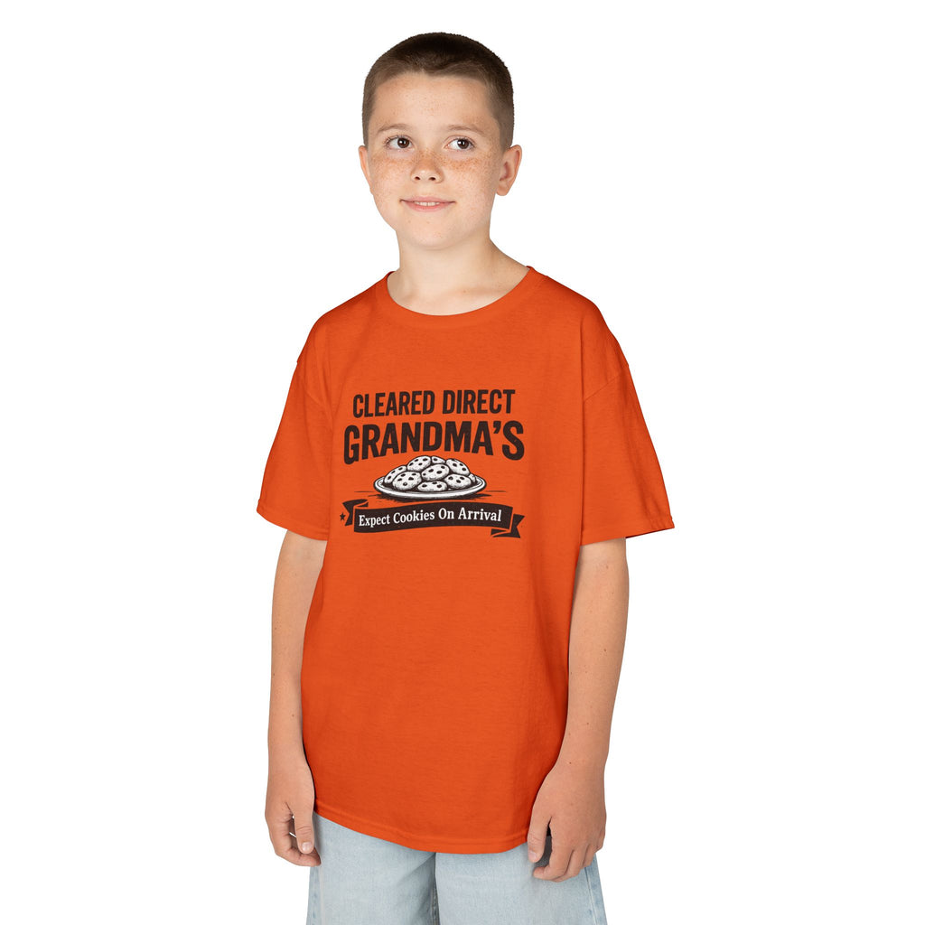 Kids T-Shirt — "Cleared Direct Grandma's"