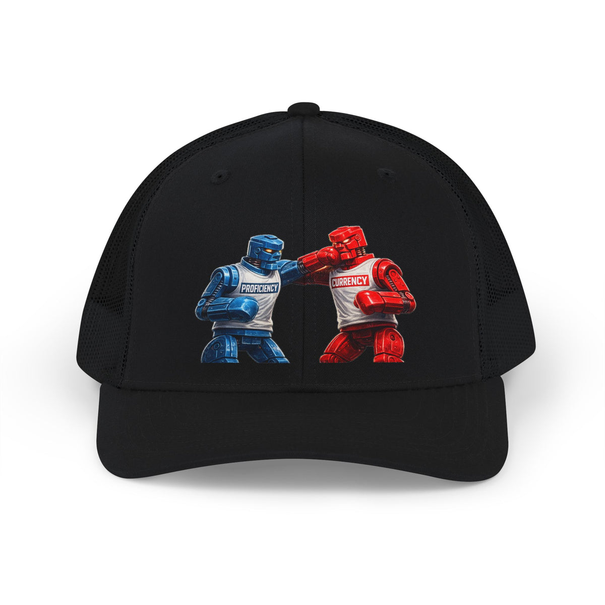 Proficiency VS Currency Snapback Trucker Hat