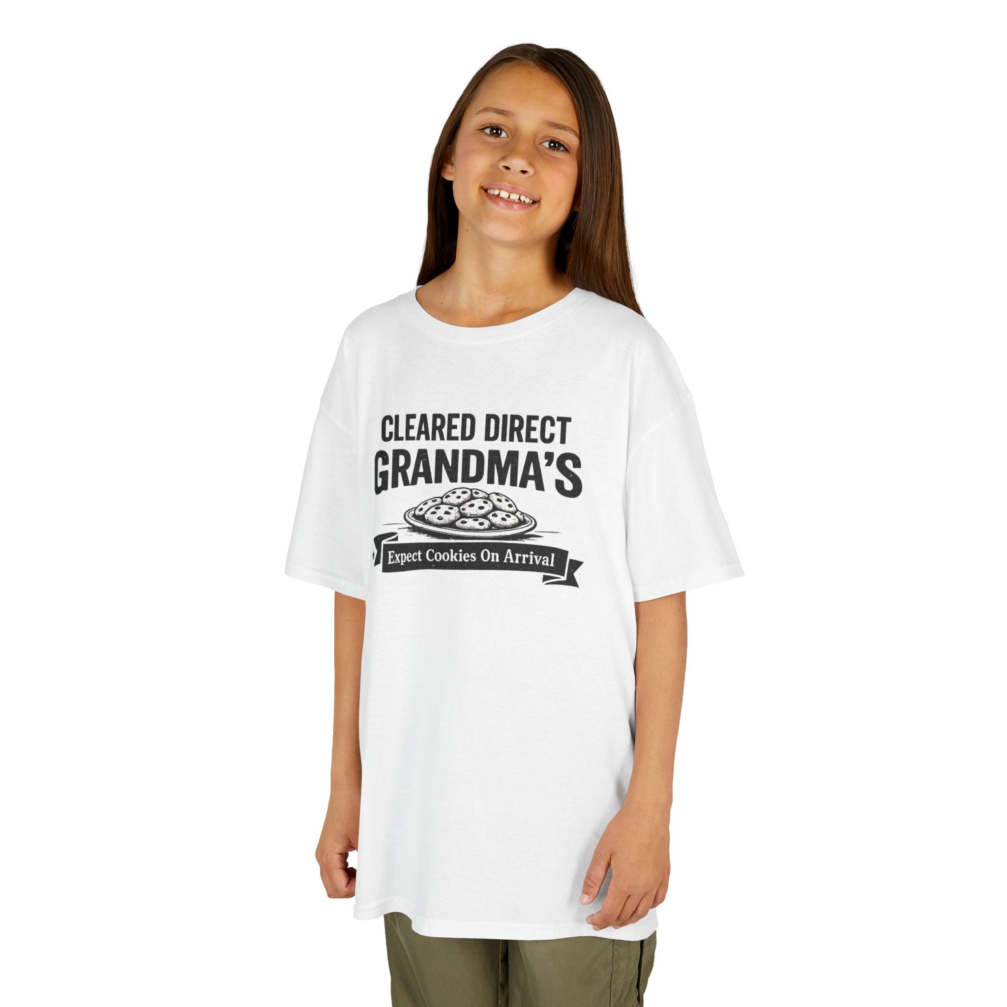Kids T-Shirt — "Cleared Direct Grandma's"