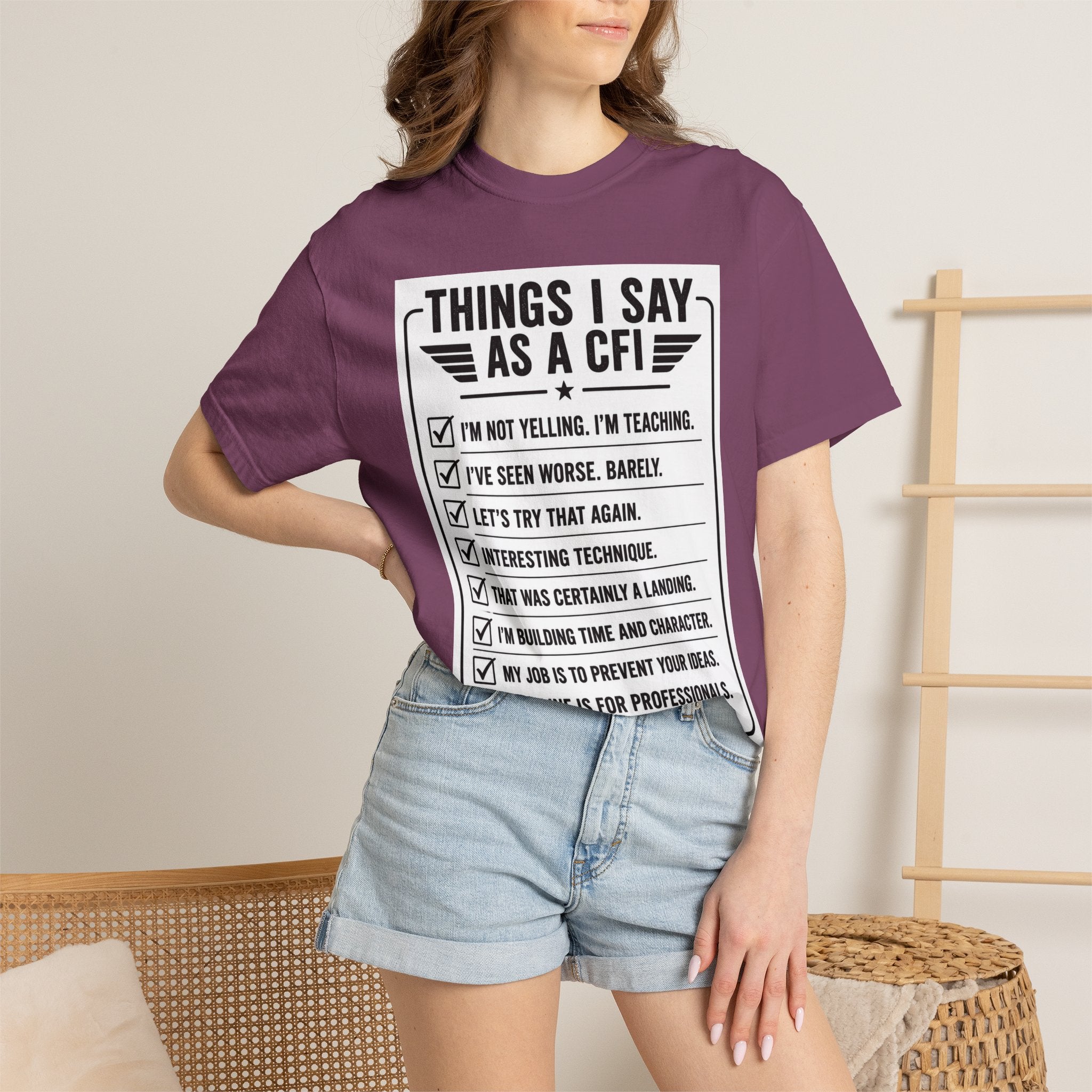 "Things I Say as a CFI" T-Shirt