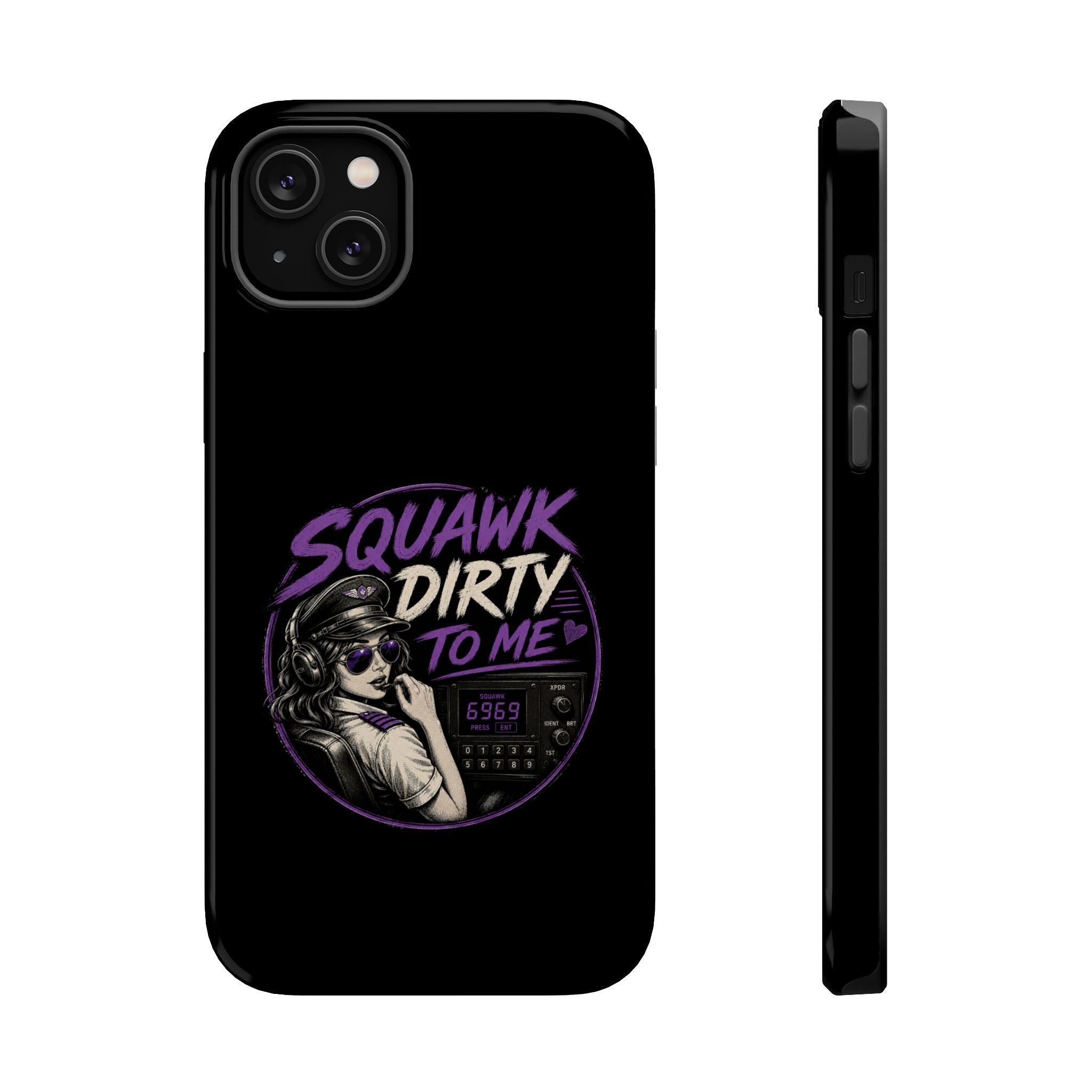 Magnetic Phone Case — “Squawk Dirty to Me”